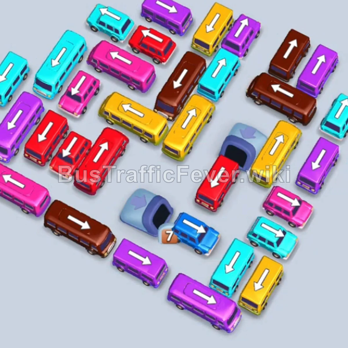 Bus Traffic Fever Level 107