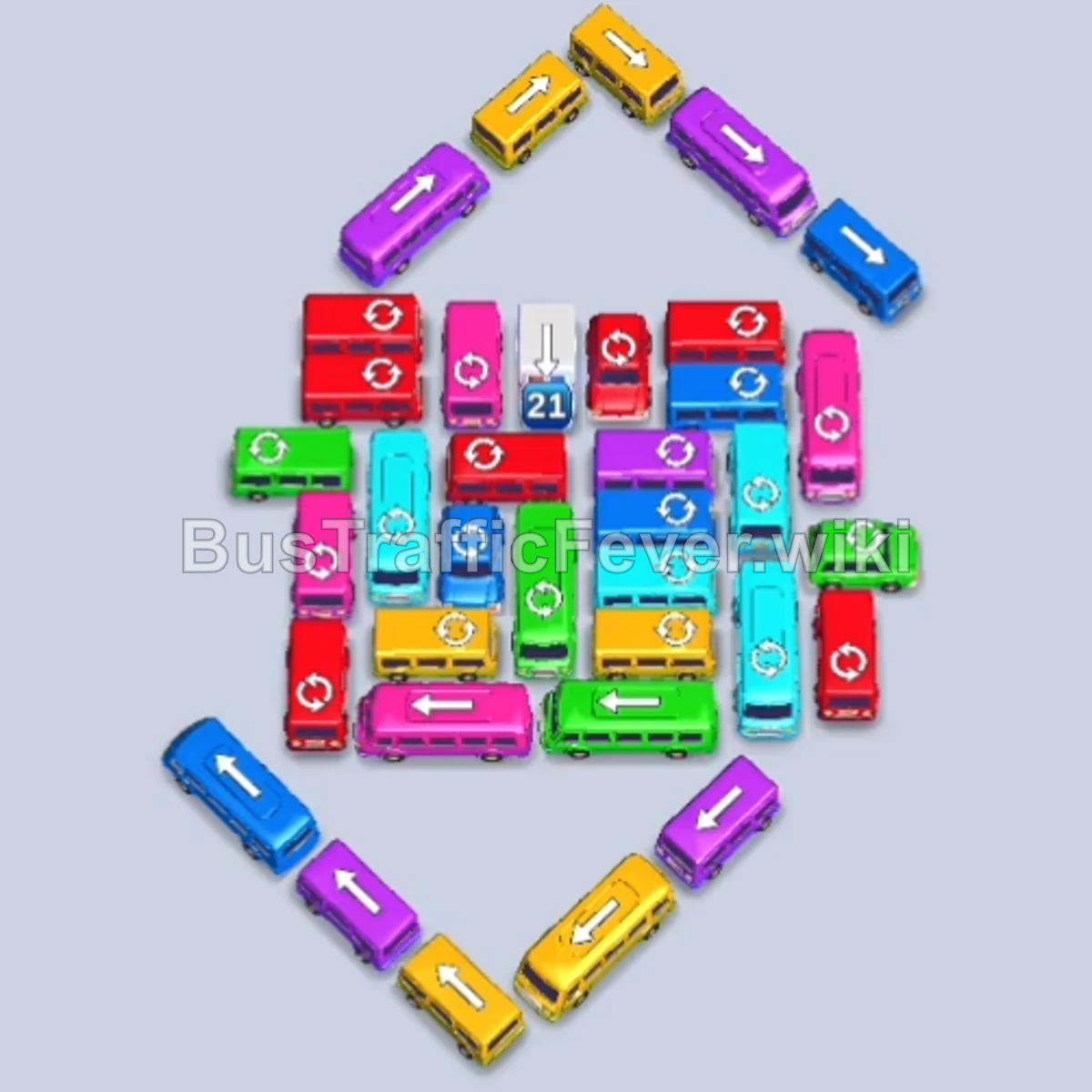 Bus Traffic Fever Level 177
