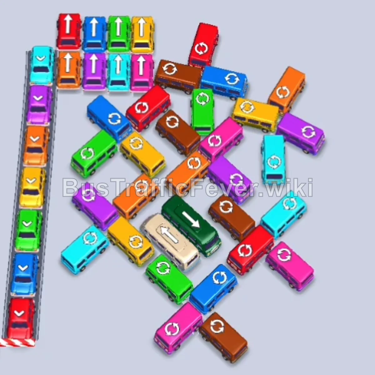 Bus Traffic Fever Level 185