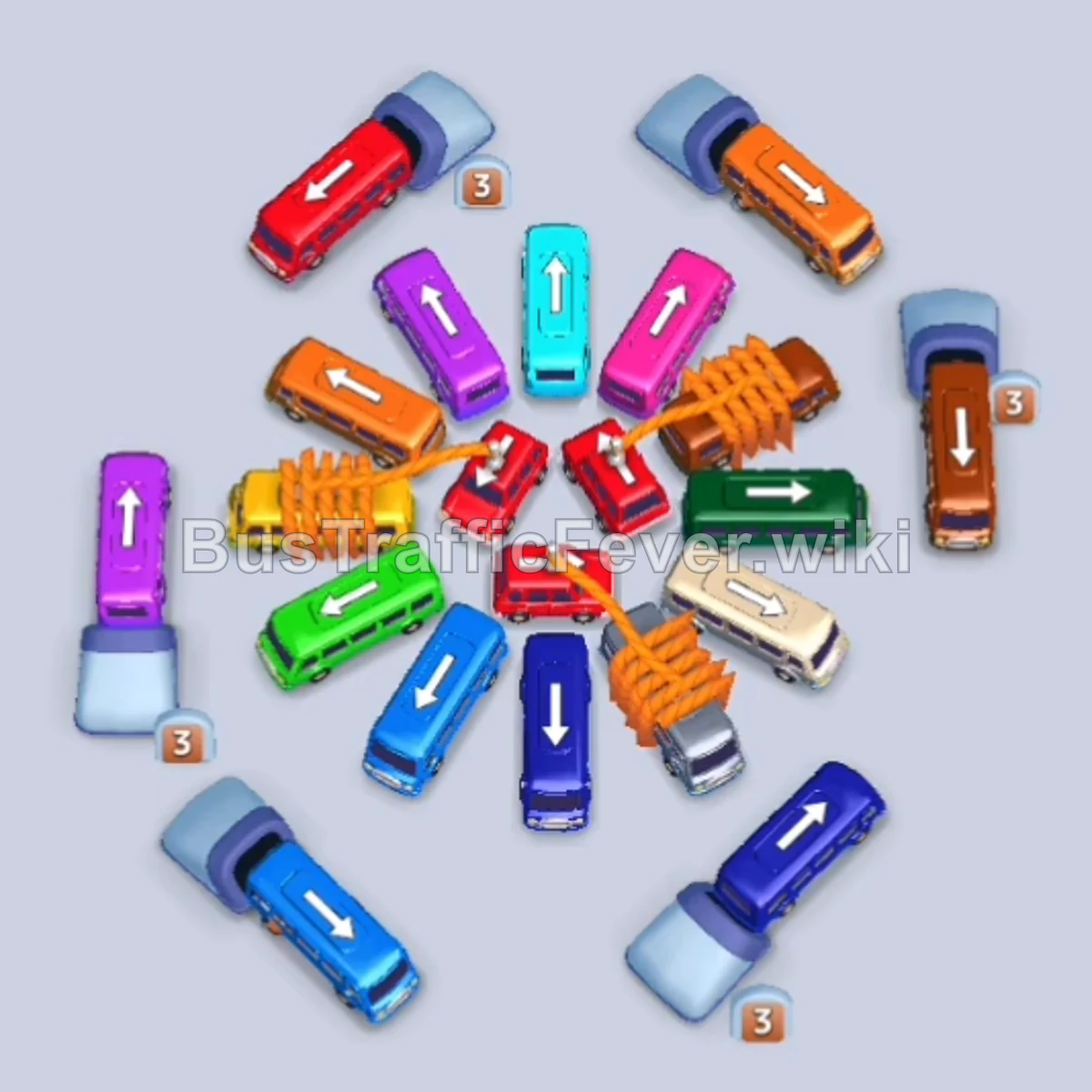 Bus Traffic Fever Level 195