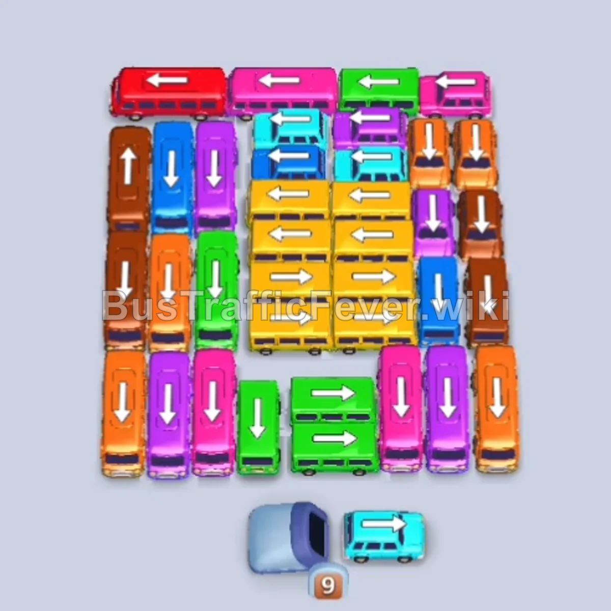 Bus Traffic Fever Level 219