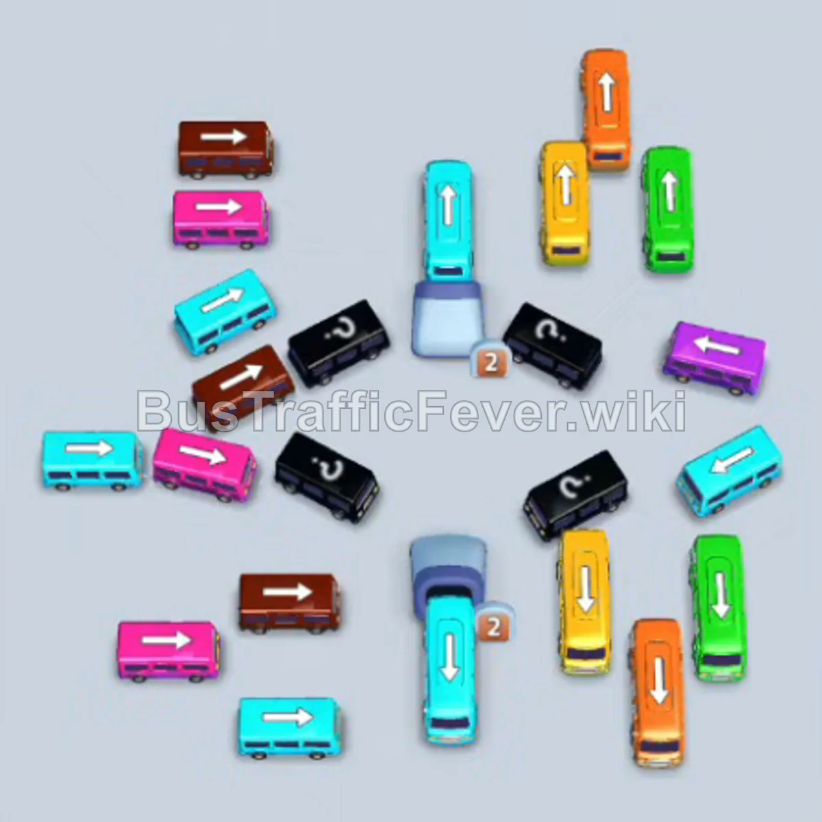 Bus Traffic Fever Level 258